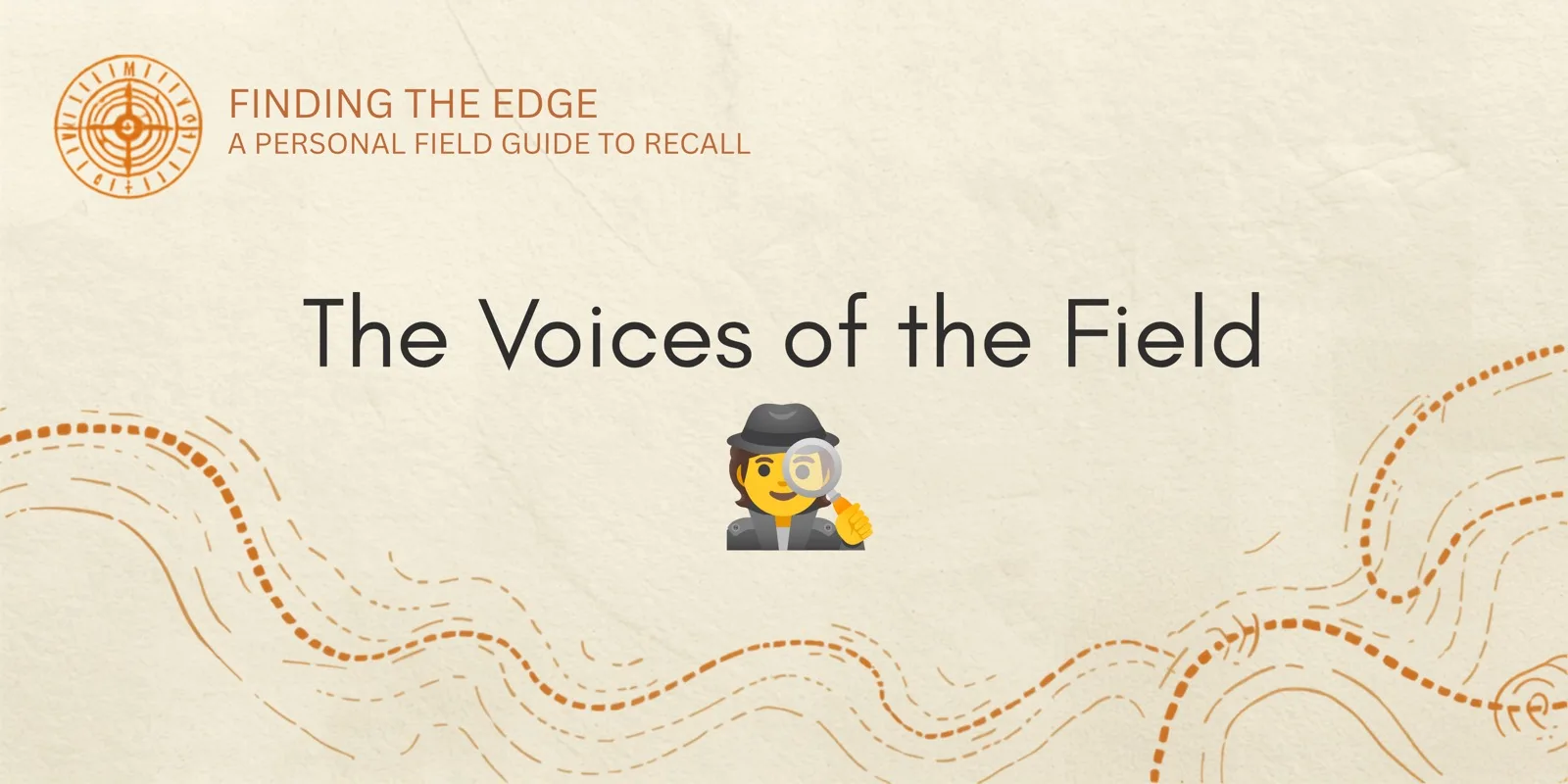 The Voices of the Field section banner